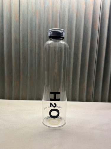 بطری آب پیرکس H2O یک لیتری رنگ مشکی